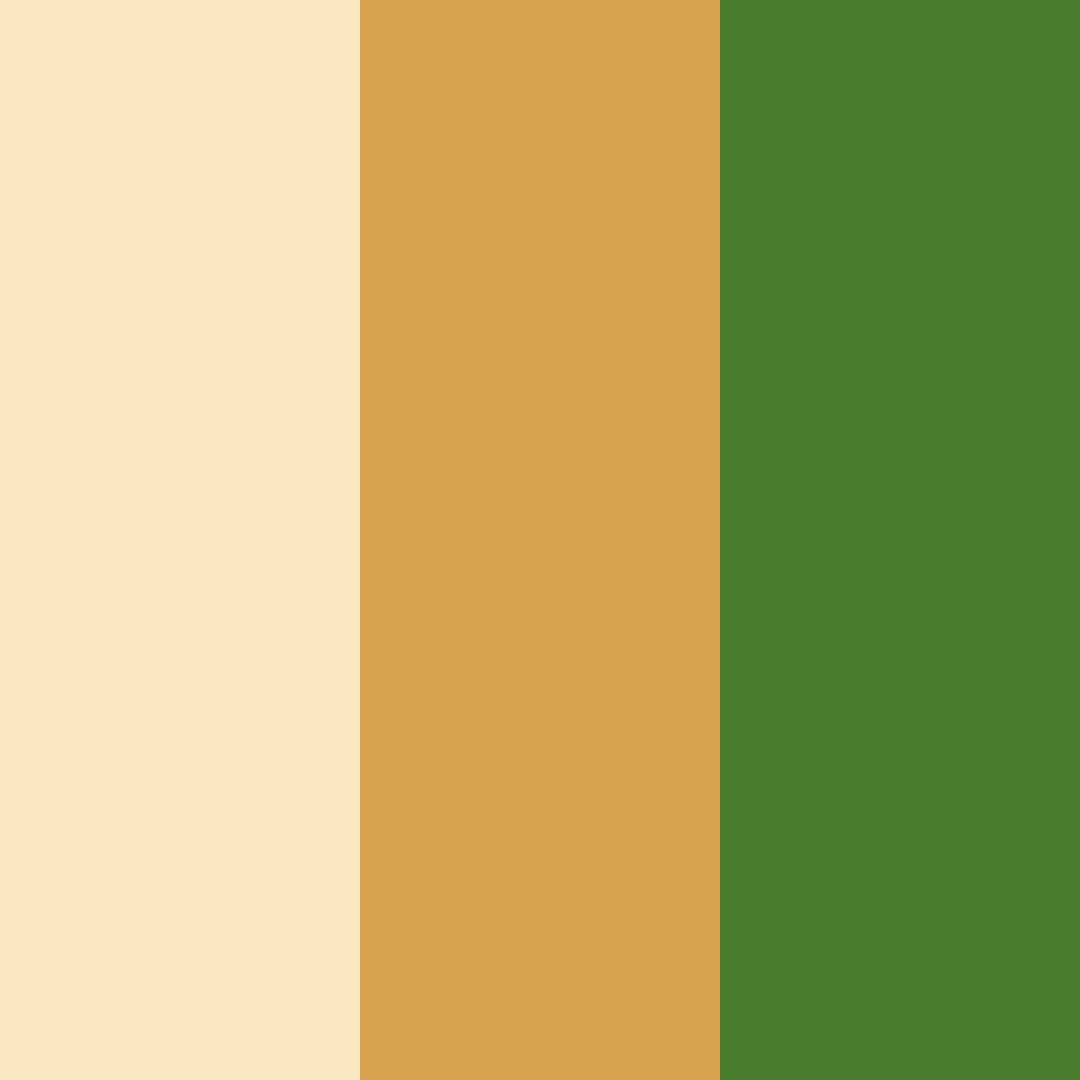 Download honeyed forest harmony color palette PNG image (square)