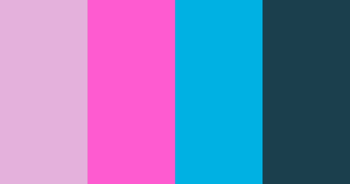 Download cosmic serenade color palette PNG image (landscape)