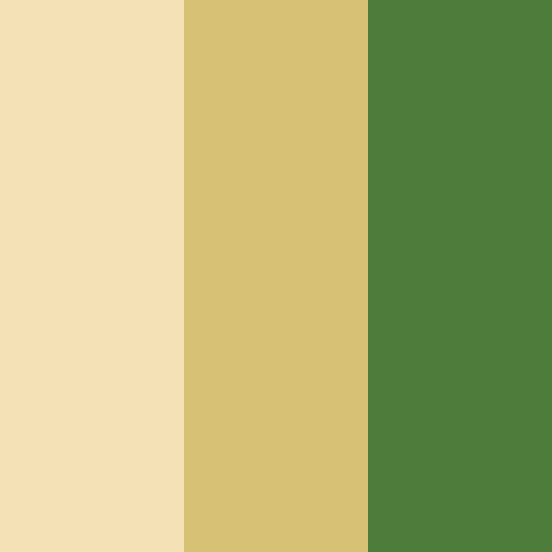 Download honeyed forest harmony color palette PNG image (square)