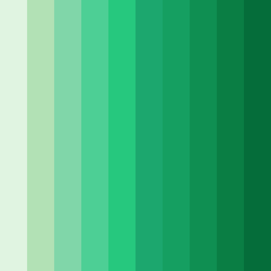 Download light green bliss color palette PNG image (square)