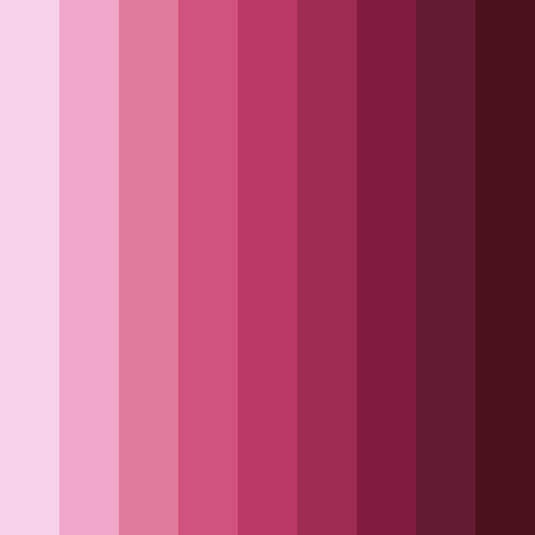 Download pink wildflower color palette PNG image (square)