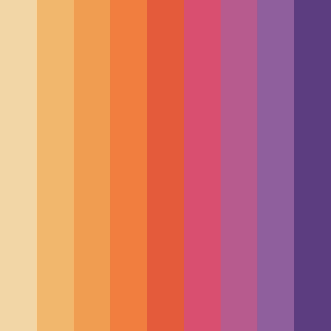 Download nice pink color palette PNG image (square)