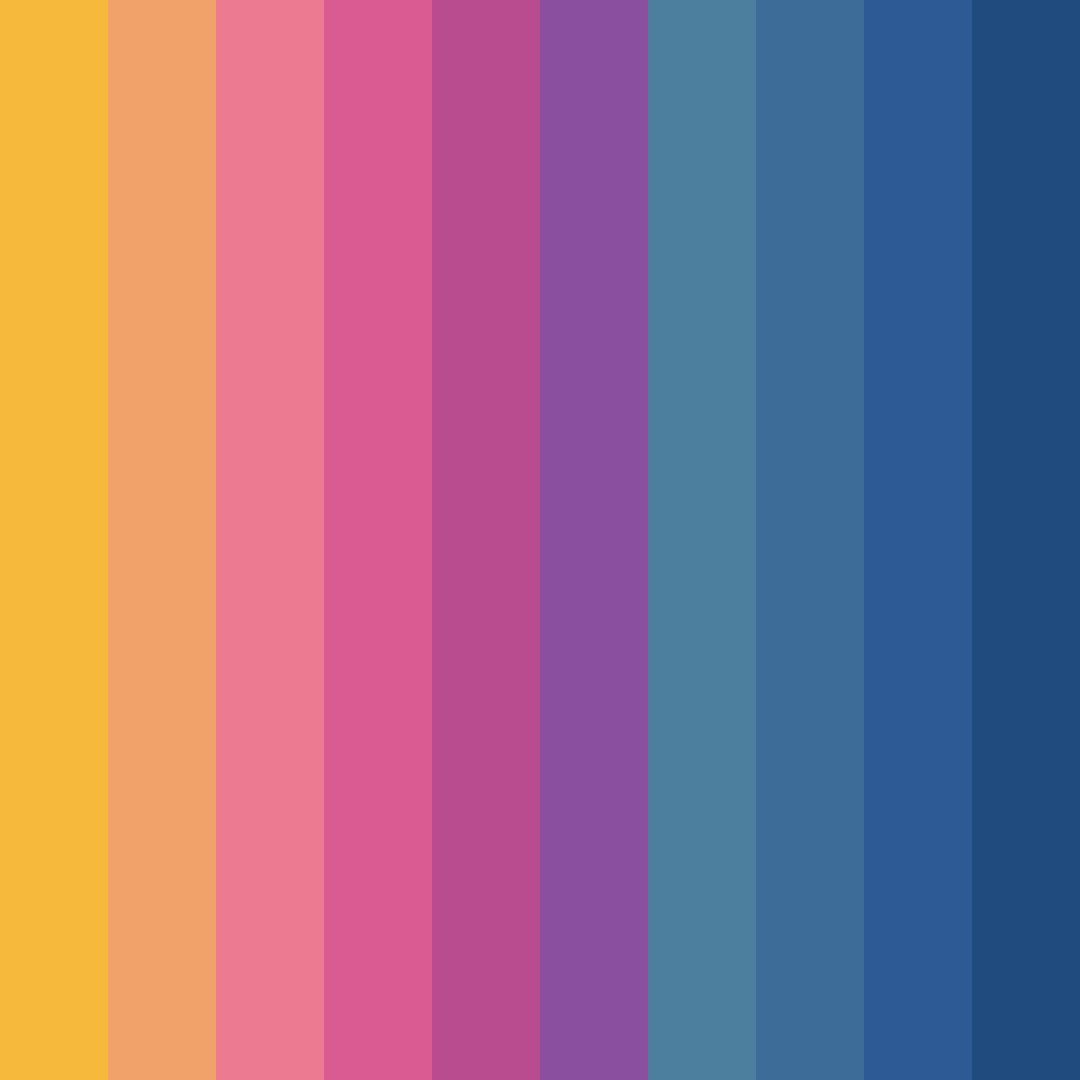 Download electric ember elegance color palette PNG image (square)