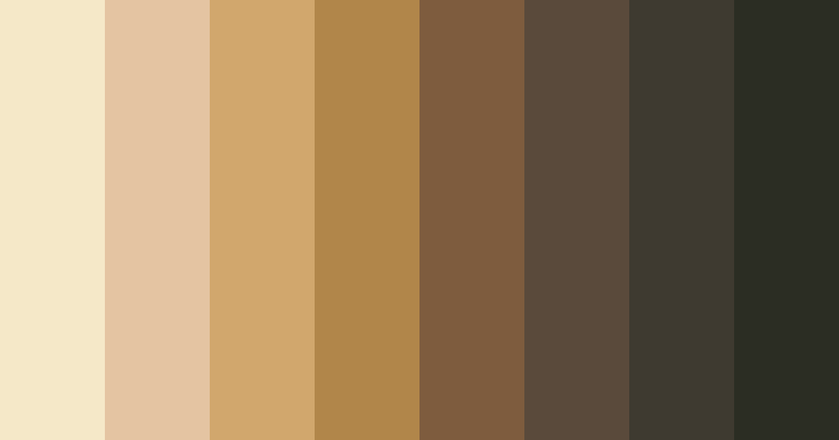 Download brown autumnforest color palette PNG image (landscape)