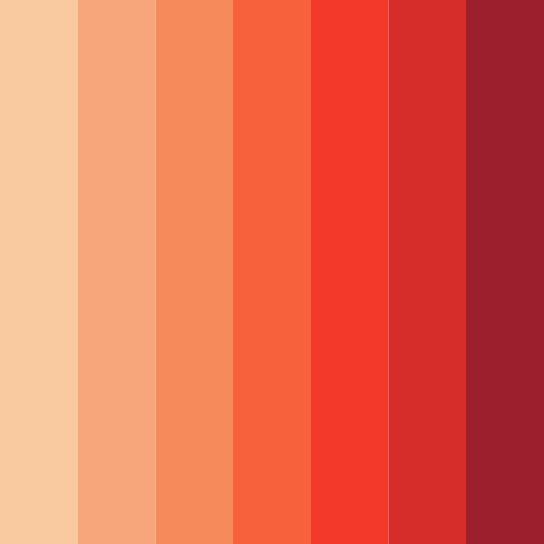 Download sunset bloom color palette PNG image (square)