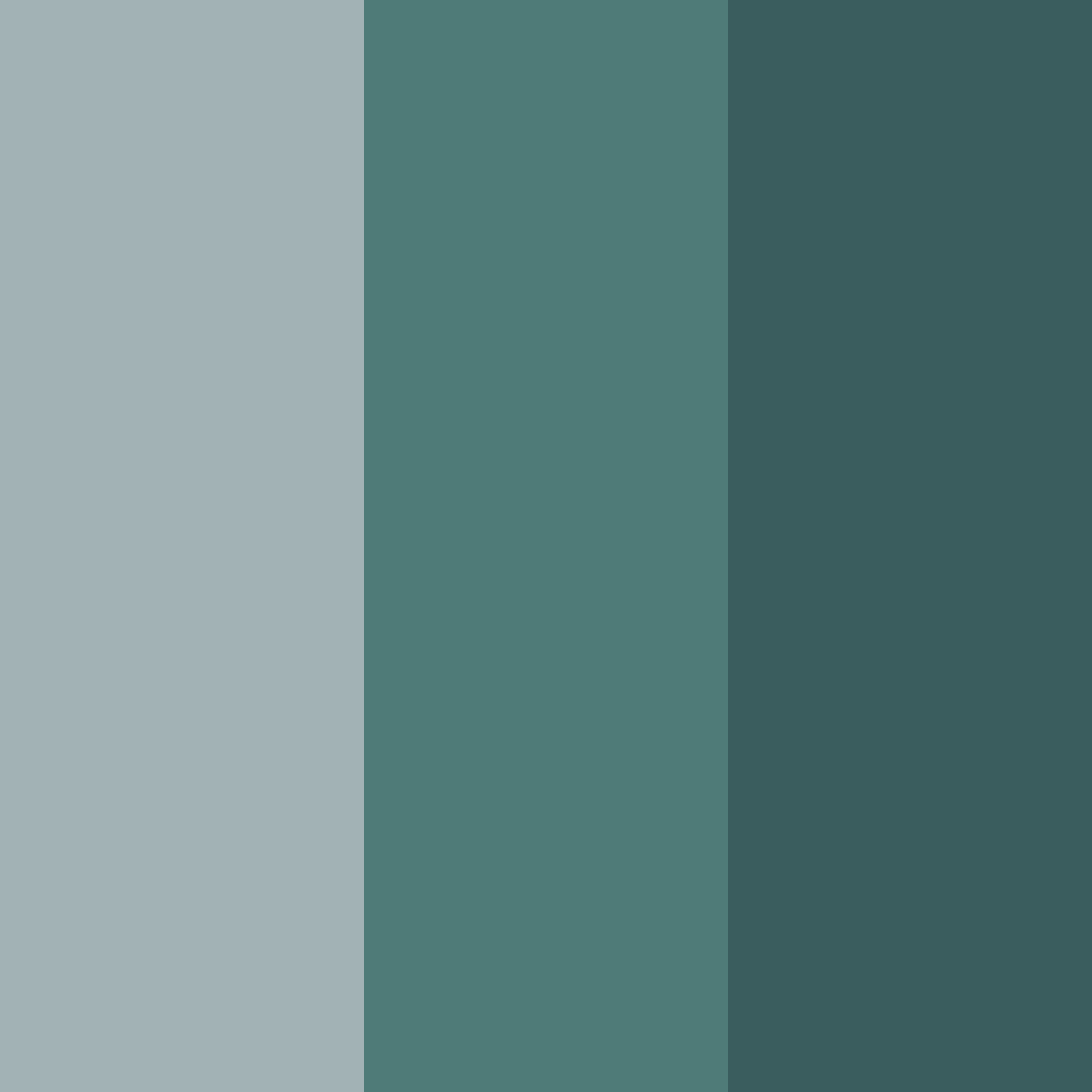 Download teal dreams color palette PNG image (square)