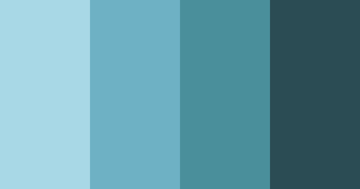 Download teal baltic sea color palette PNG image (landscape)