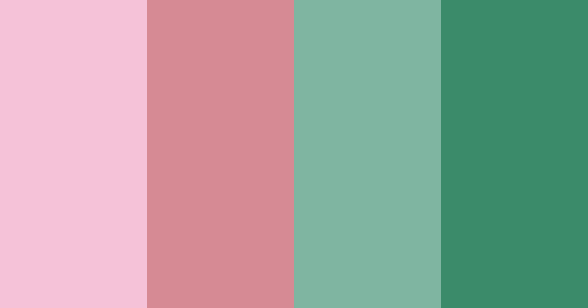 Download cool toned pink color palette PNG image (landscape)