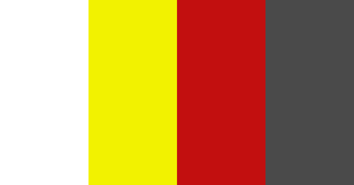 Download bold yellow color palette PNG image (landscape)