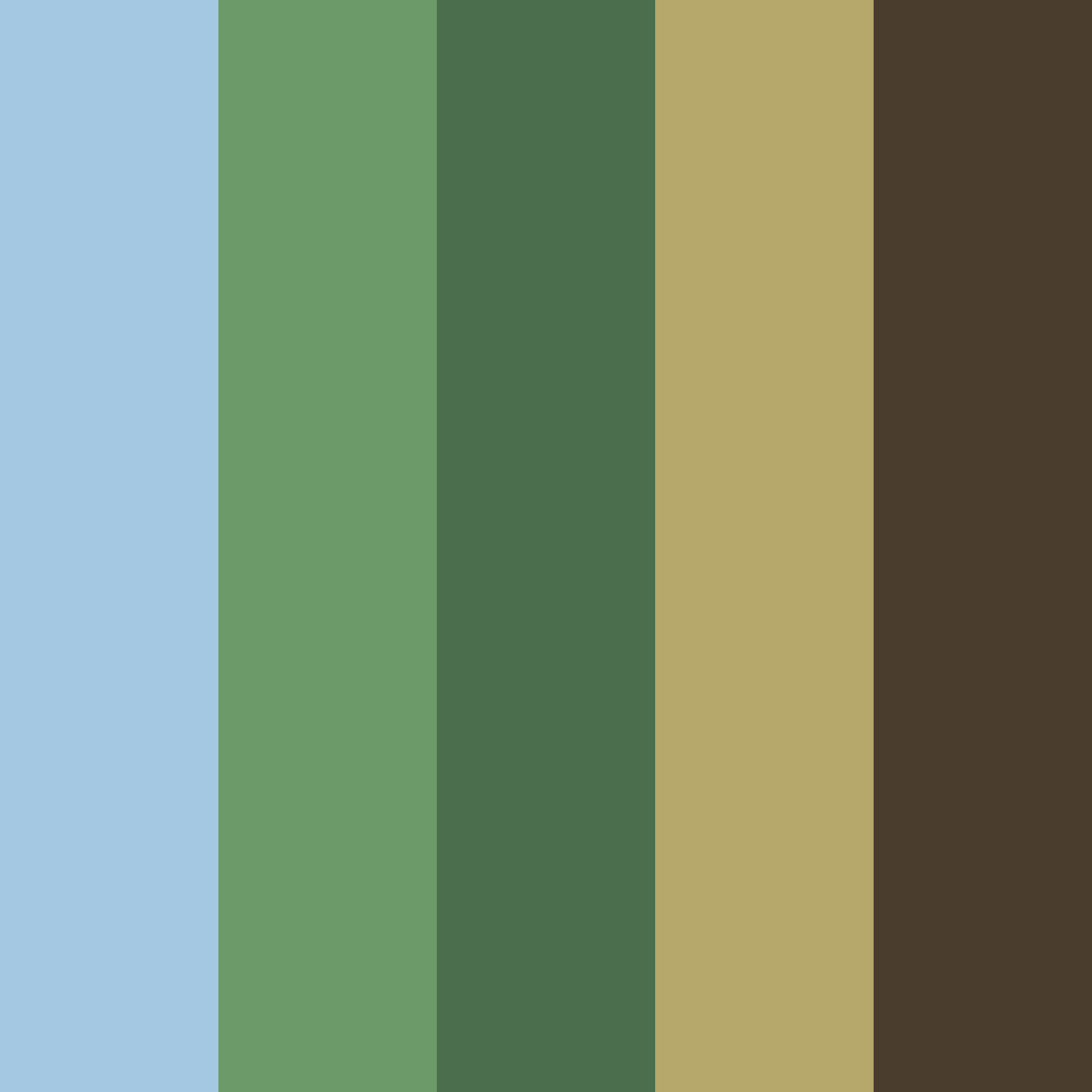 Download deep blue aesthetic color palette PNG image (square)