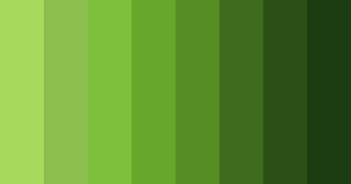 Download enchanted moss color palette PNG image (landscape)