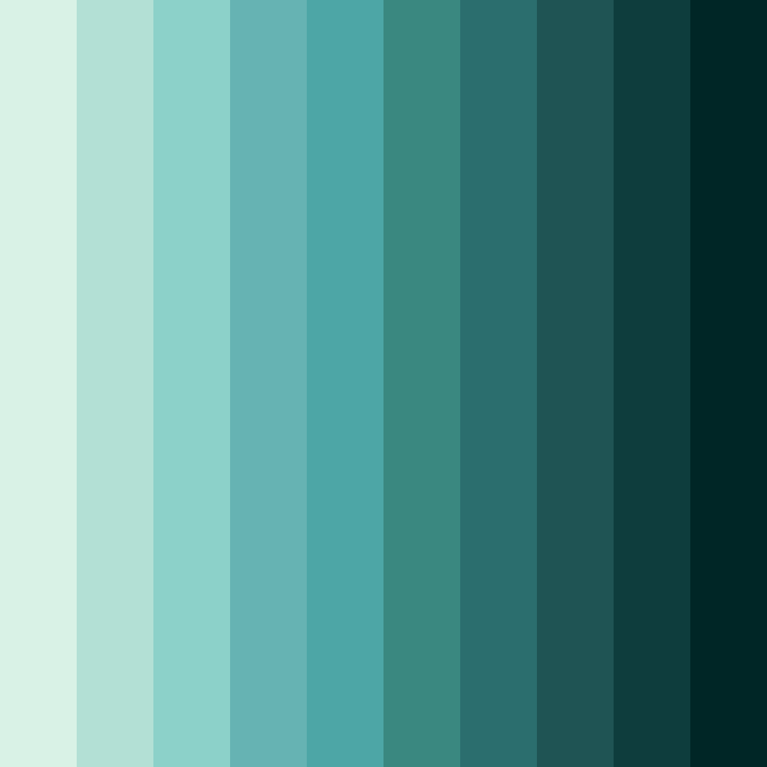 Download soft greens color palette PNG image (square)