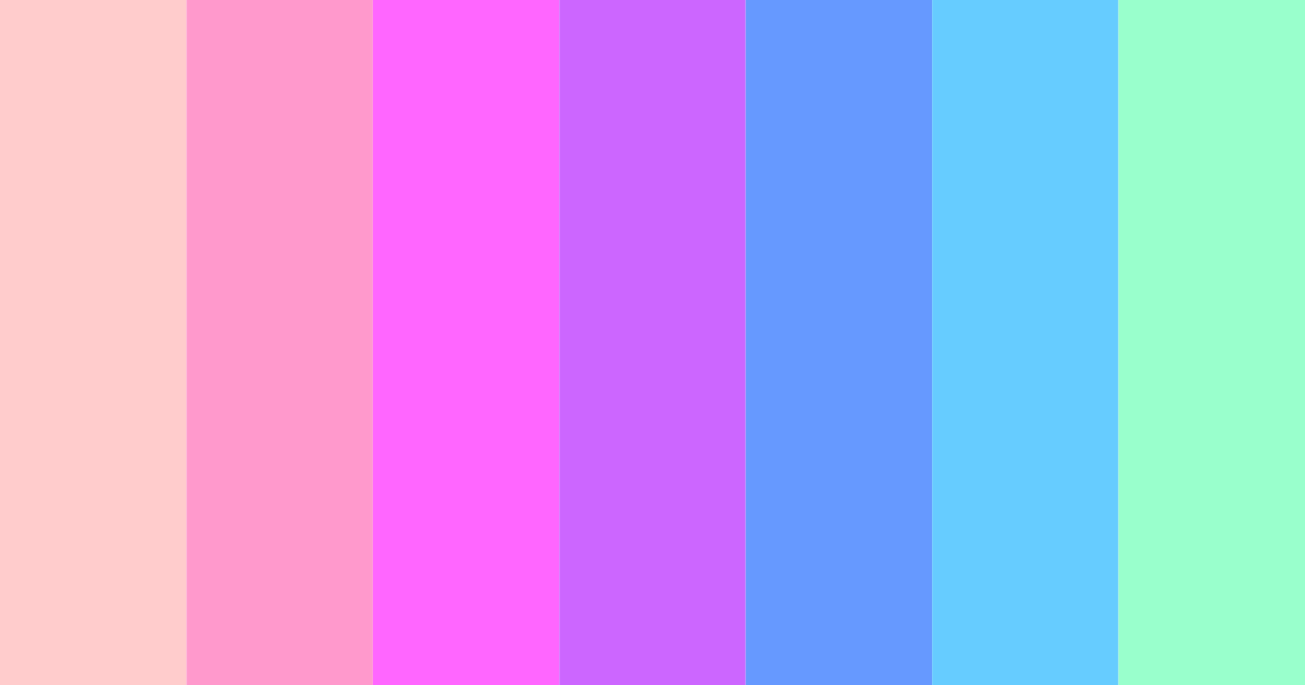 Download bright pink color palette PNG image (landscape)
