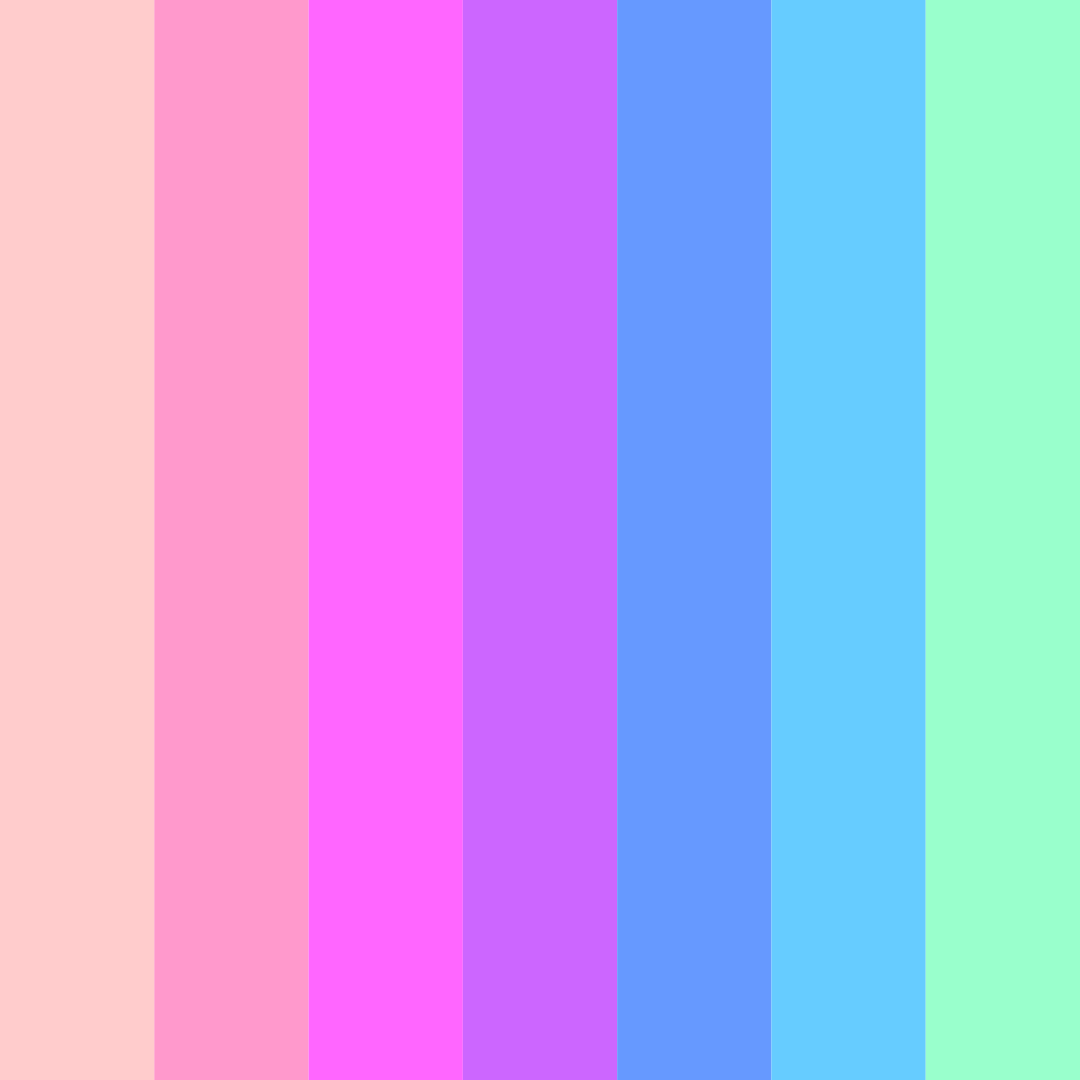 Download bright pink color palette PNG image (square)