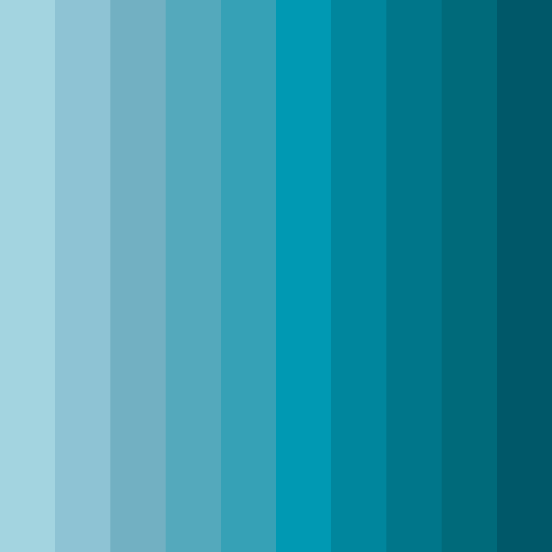 Download aqua serenade color palette PNG image (square)