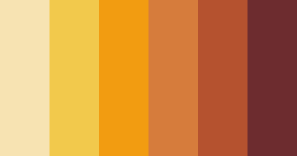 Download autumnal harvest color palette PNG image (landscape)