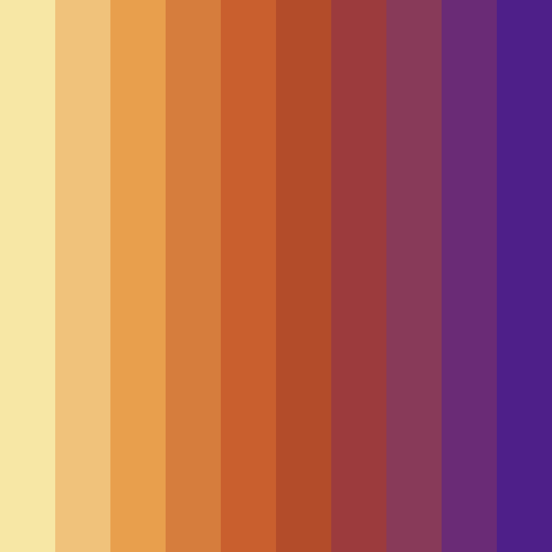 Download vibrant purple color palette PNG image (square)