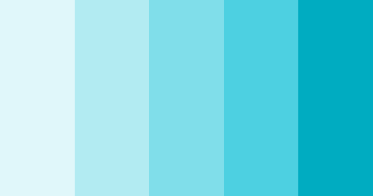 Download aqua whisper color palette PNG image (landscape)