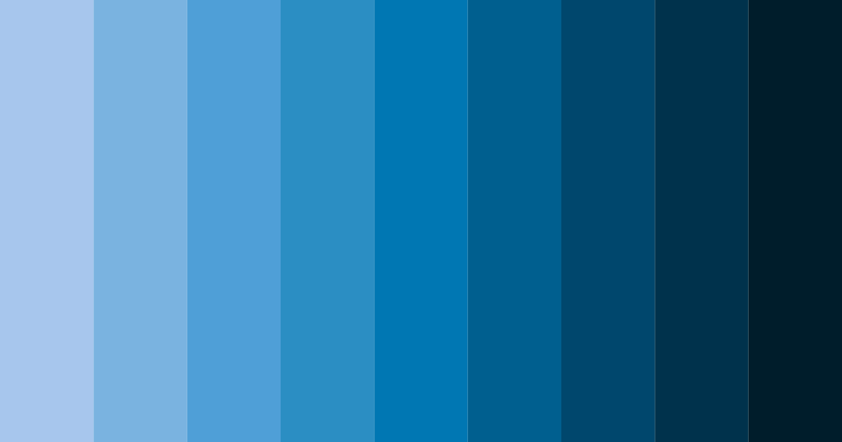Download warm blue color palette PNG image (landscape)