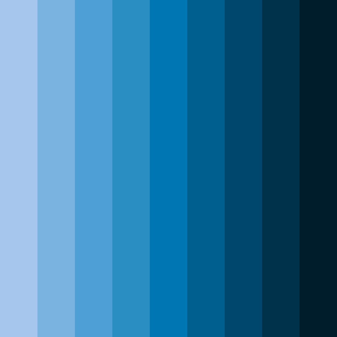 Download warm blue color palette PNG image (square)