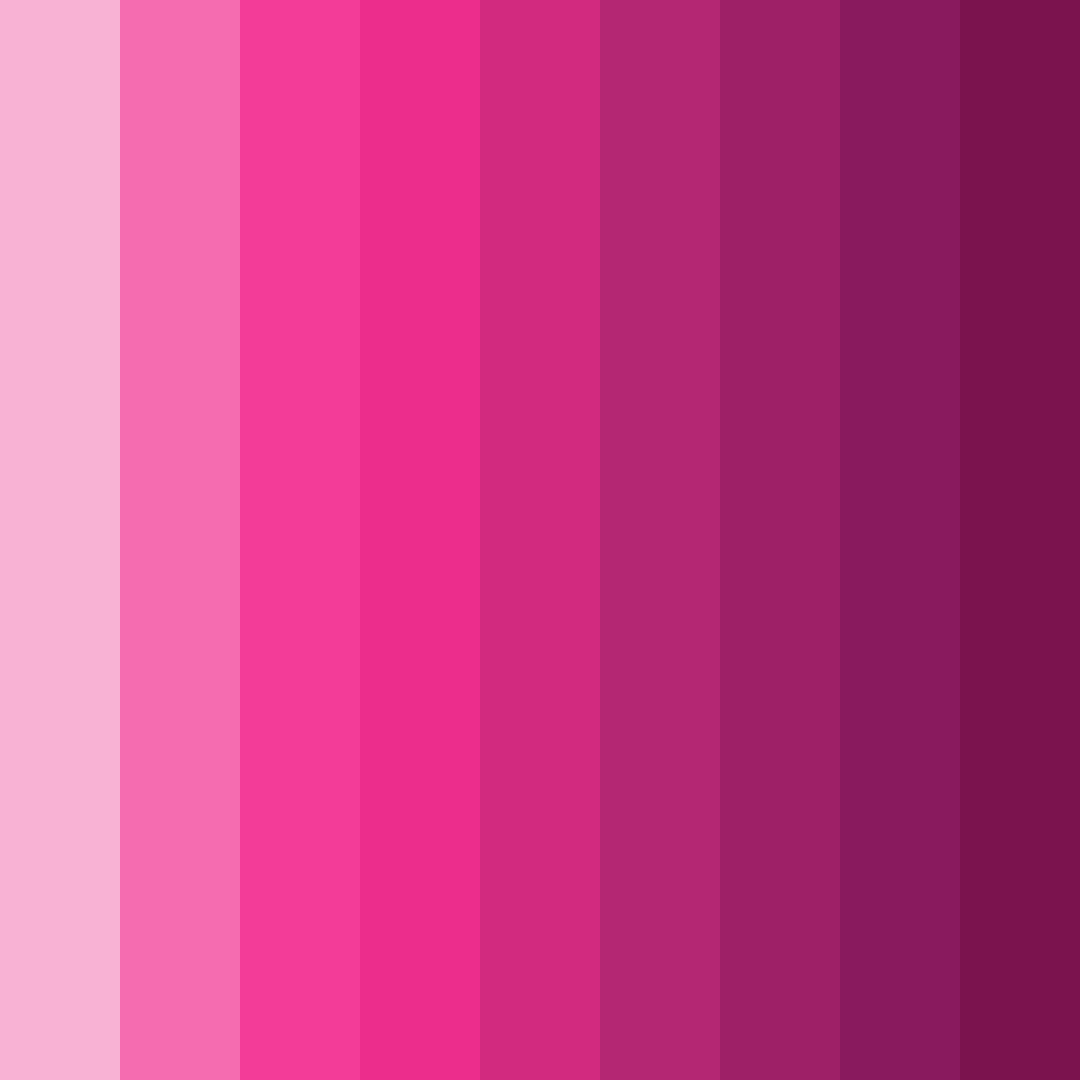 Download electric pink dream color palette PNG image (square)