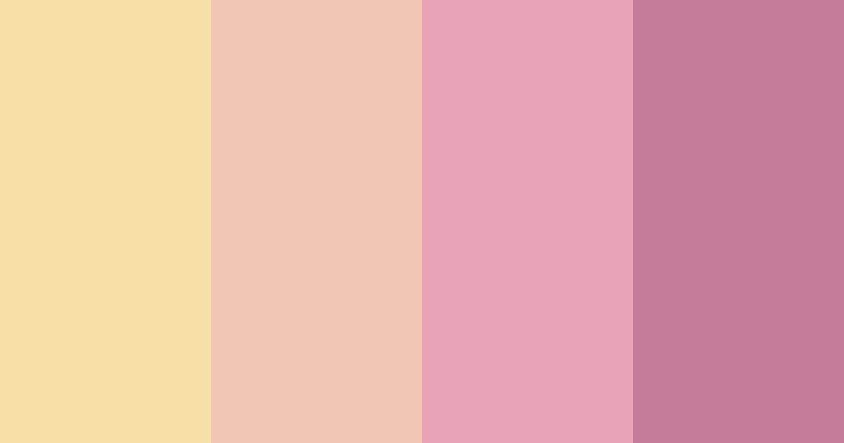 Download blush sunrise color palette PNG image (landscape)