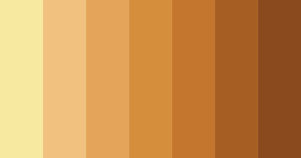 Download golden sunset glow color palette PNG image (landscape)