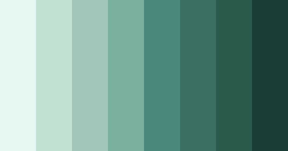 Download verdant blossoms color palette PNG image (landscape)