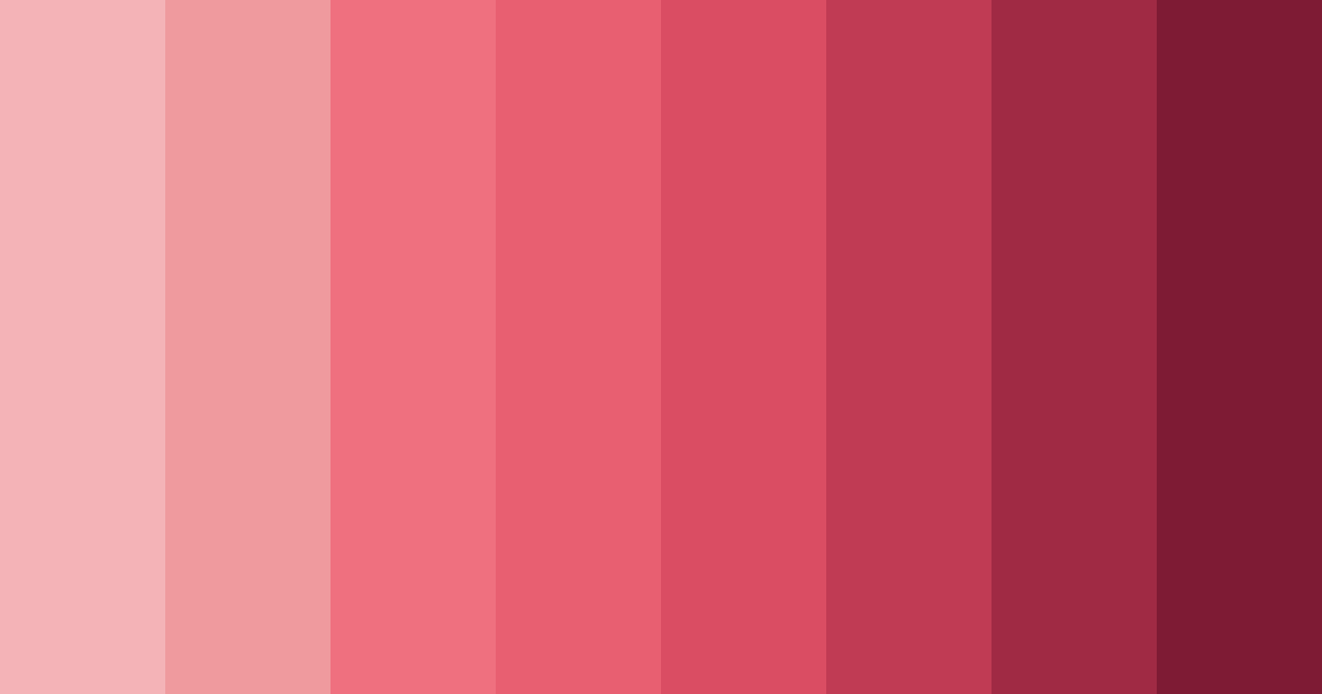 Download blushing sunset color palette PNG image (landscape)