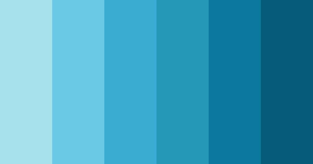 Download oceanic harmony color palette PNG image (landscape)