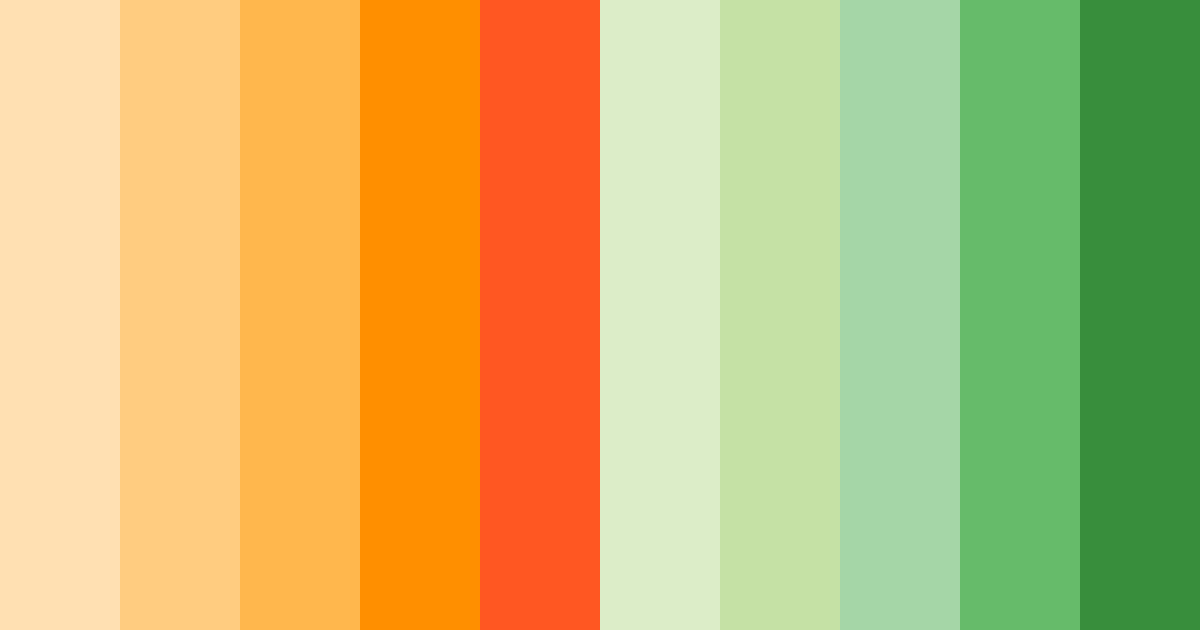 Download citrus grove harmony color palette PNG image (landscape)