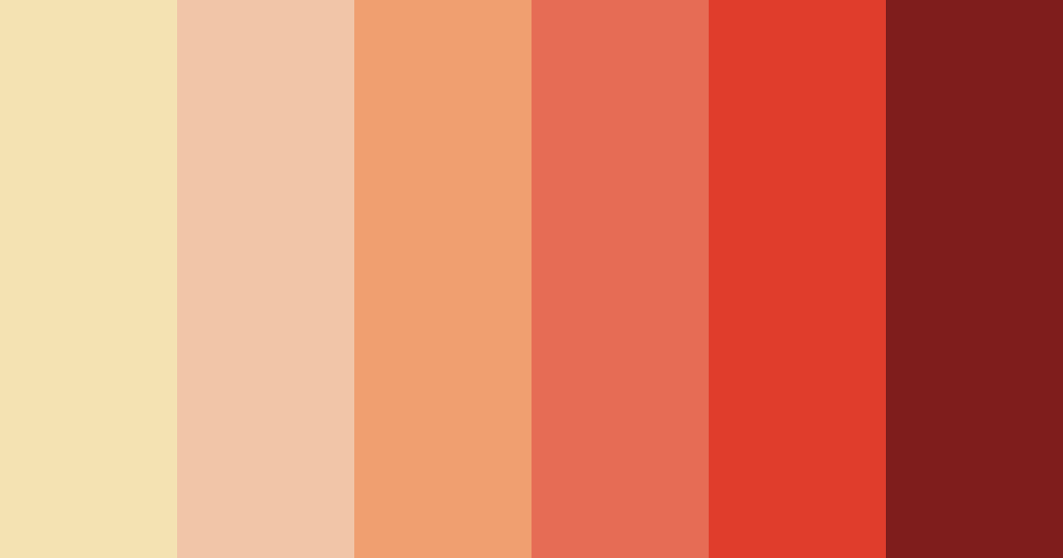 Download autumn ember bliss color palette PNG image (landscape)
