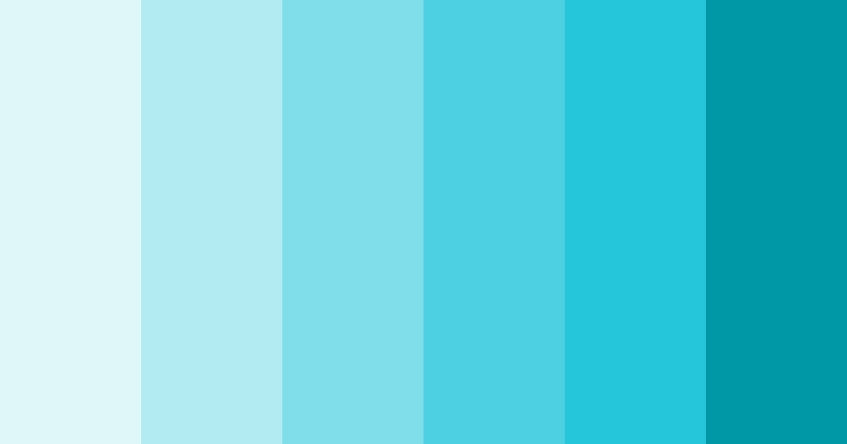 Download aqua shoreline color palette PNG image (landscape)