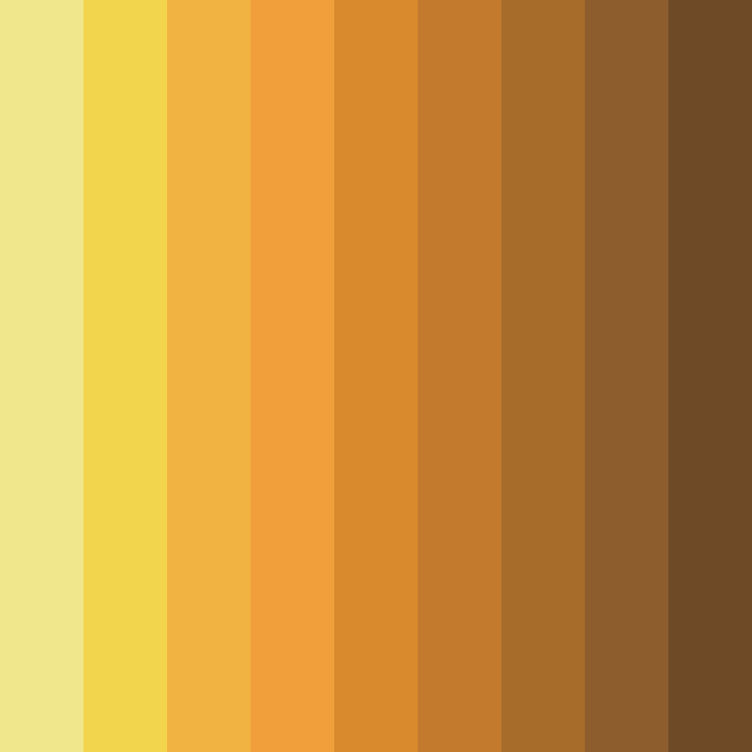 Download golden harvest color palette PNG image (square)