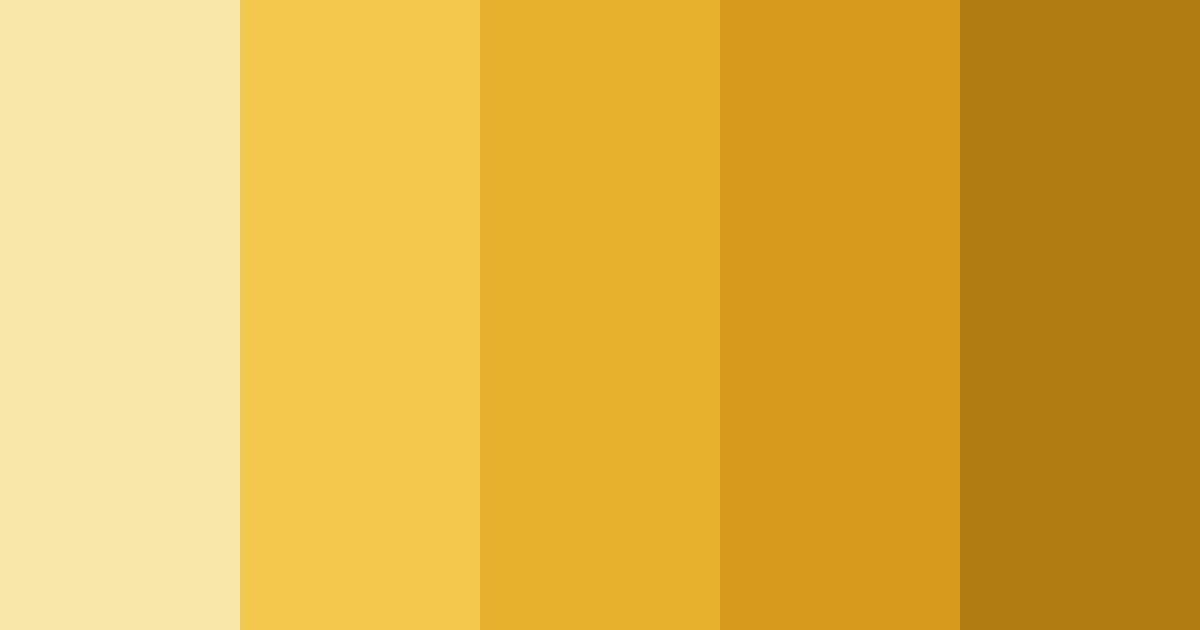 Download golden harvest color palette PNG image (landscape)