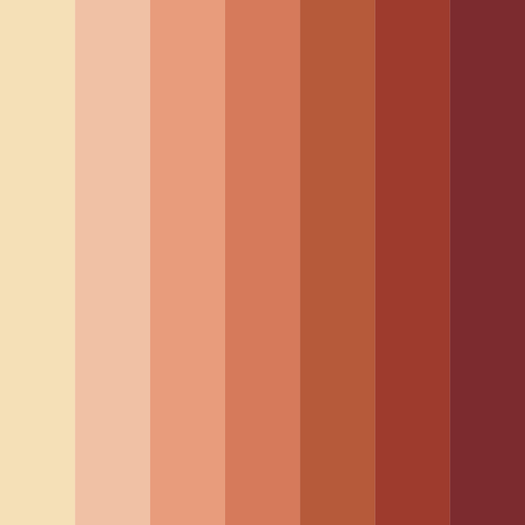 Download sunset embrace color palette PNG image (square)