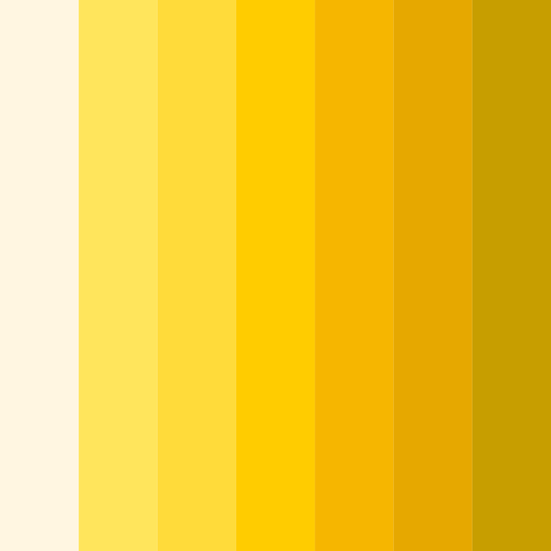 Download sunlit harmony color palette PNG image (square)