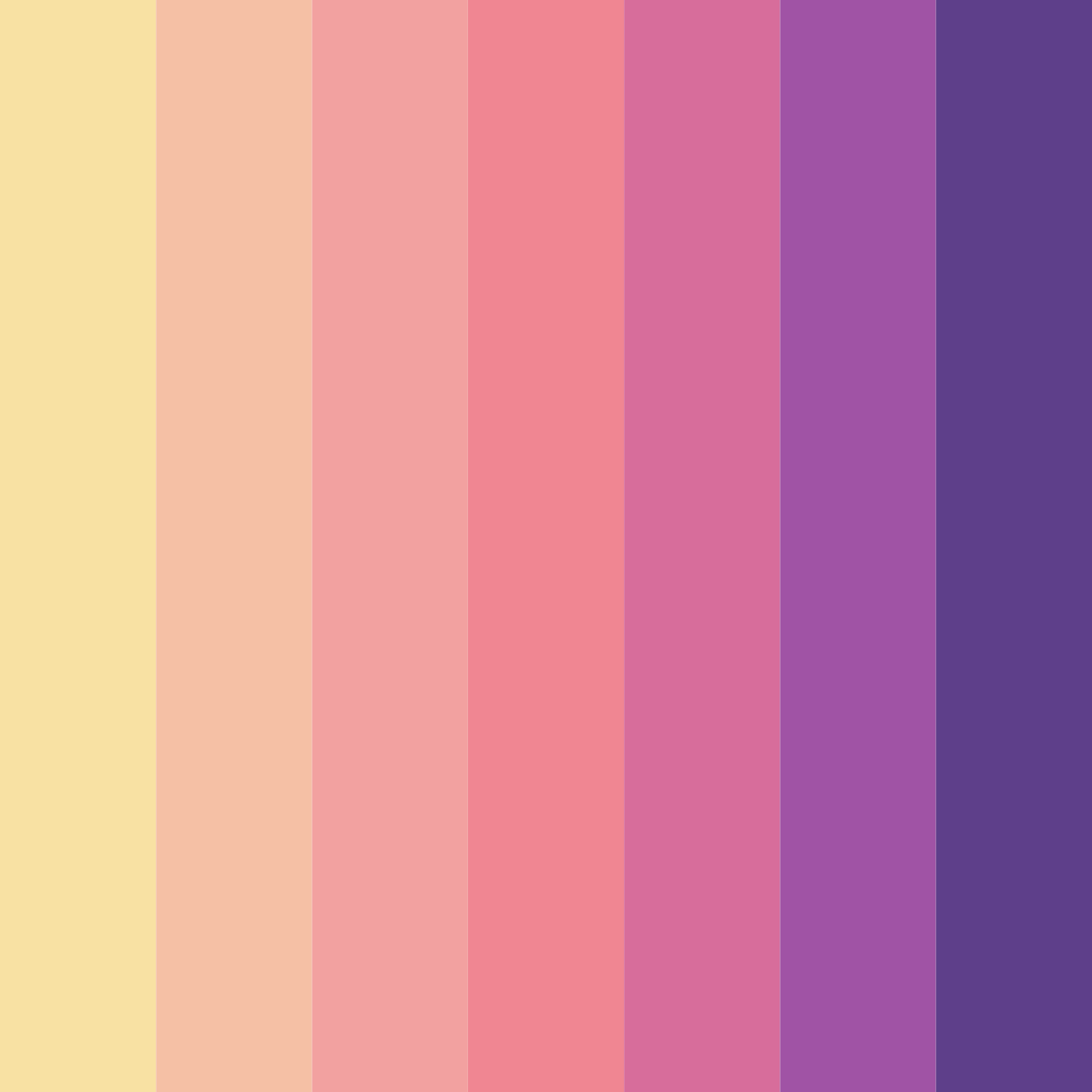 Download peachy blue color palette PNG image (square)