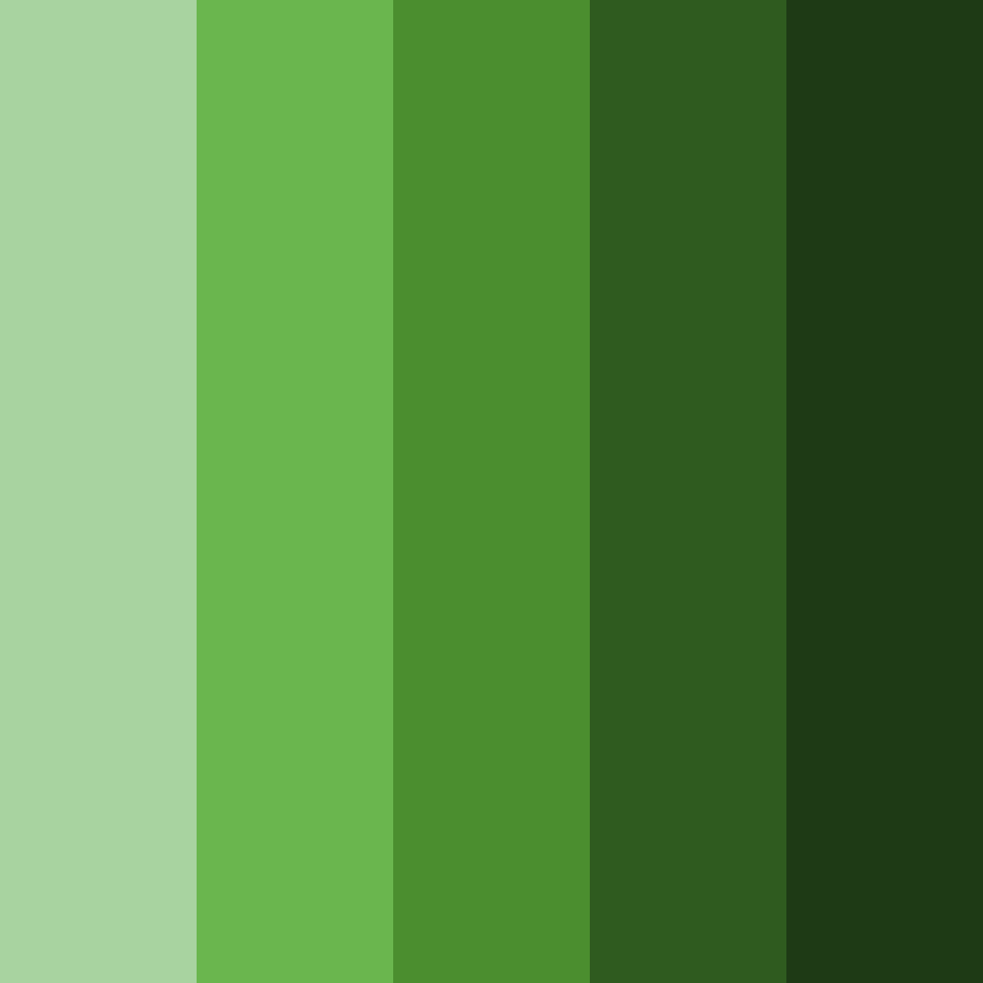 Download verdant echoes color palette PNG image (square)