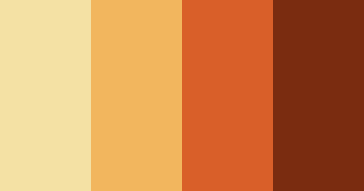 Download autumn harvest glow color palette PNG image (landscape)