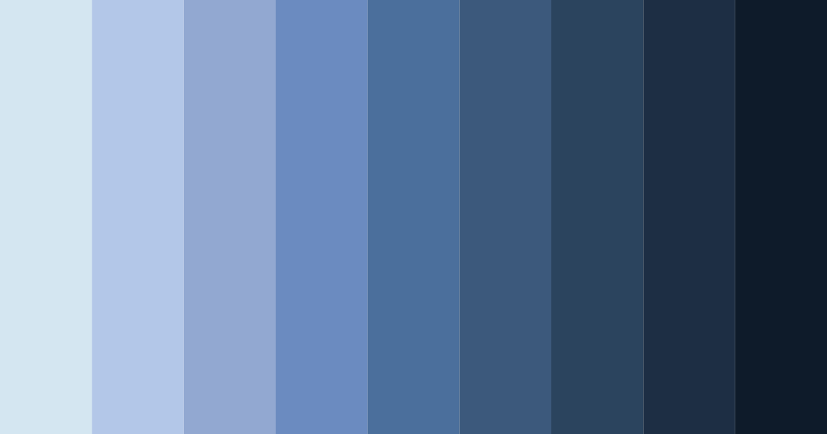 Download light blue serenity color palette PNG image (landscape)