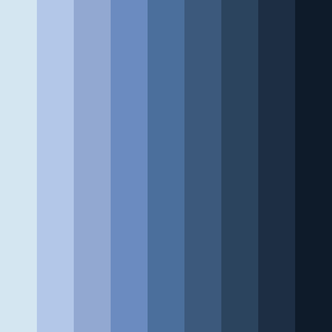 Download light blue serenity color palette PNG image (square)