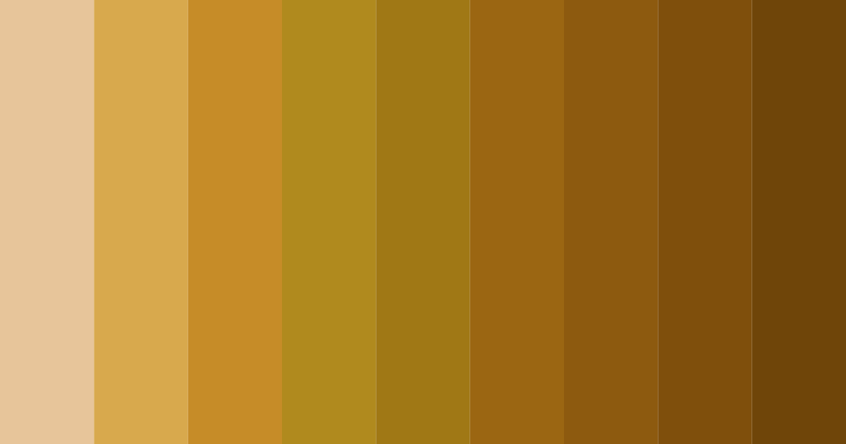 Download golden age harmony color palette PNG image (landscape)