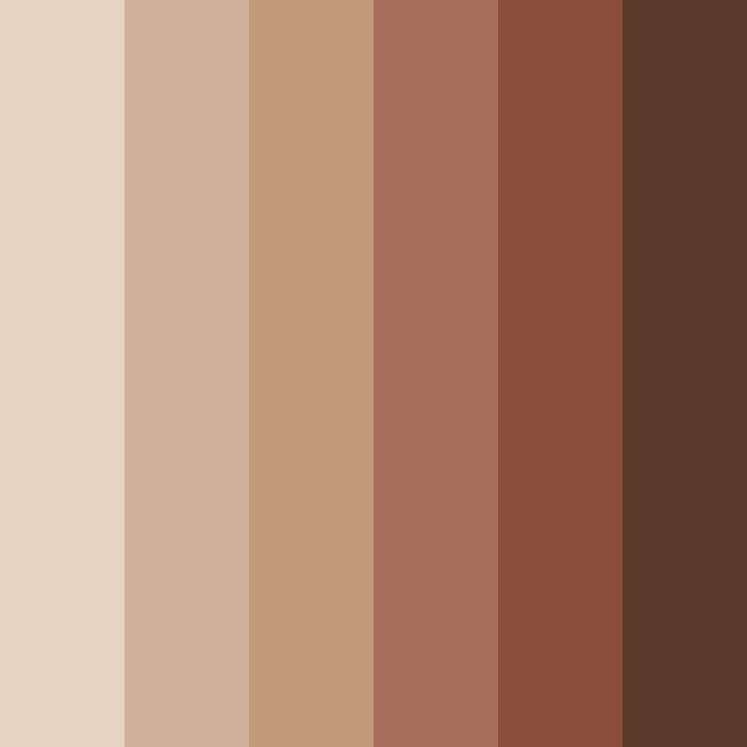 Download shades of taupe color palette PNG image (square)