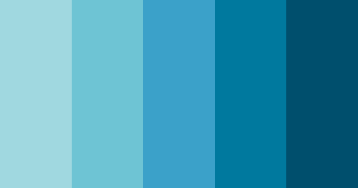 Download blue ocean depths color palette PNG image (landscape)