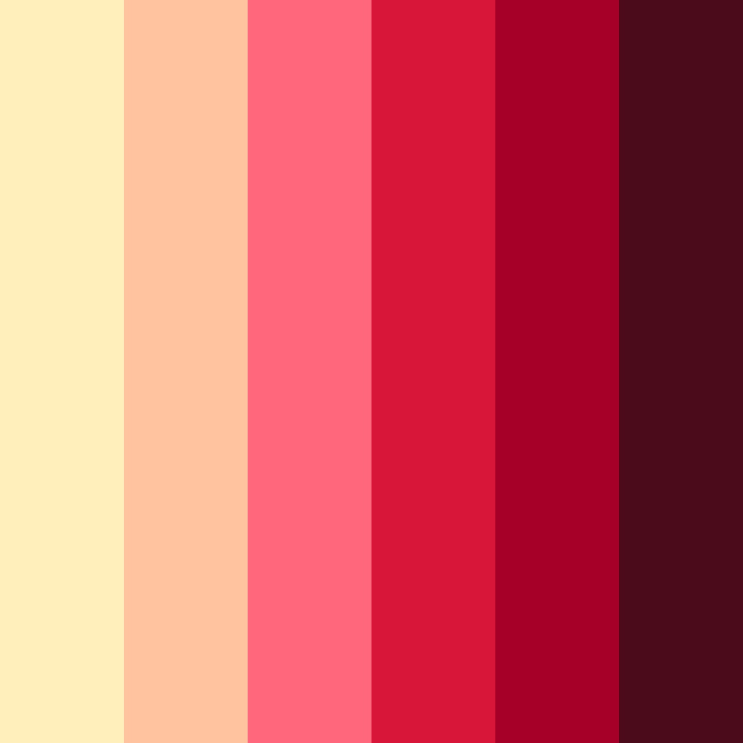 Download sunset serenade color palette PNG image (square)