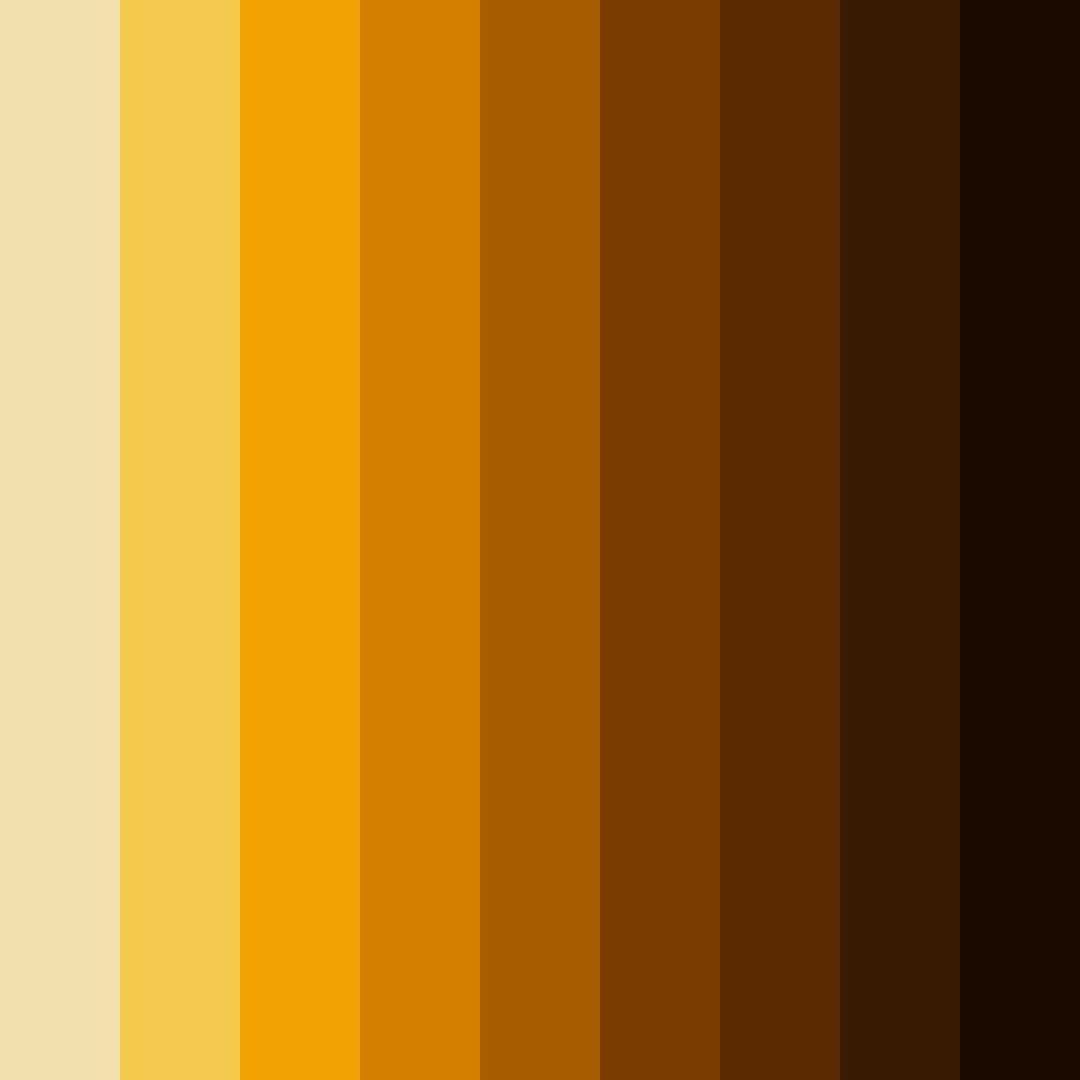 Download golden sunrise woods color palette PNG image (square)