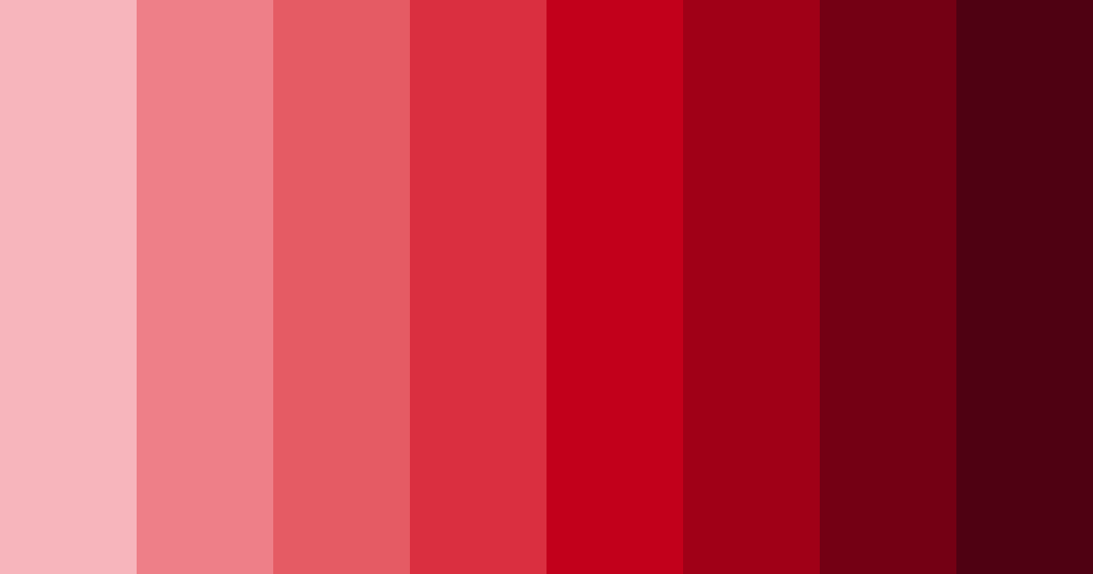 Download crimson cascade color palette PNG image (landscape)