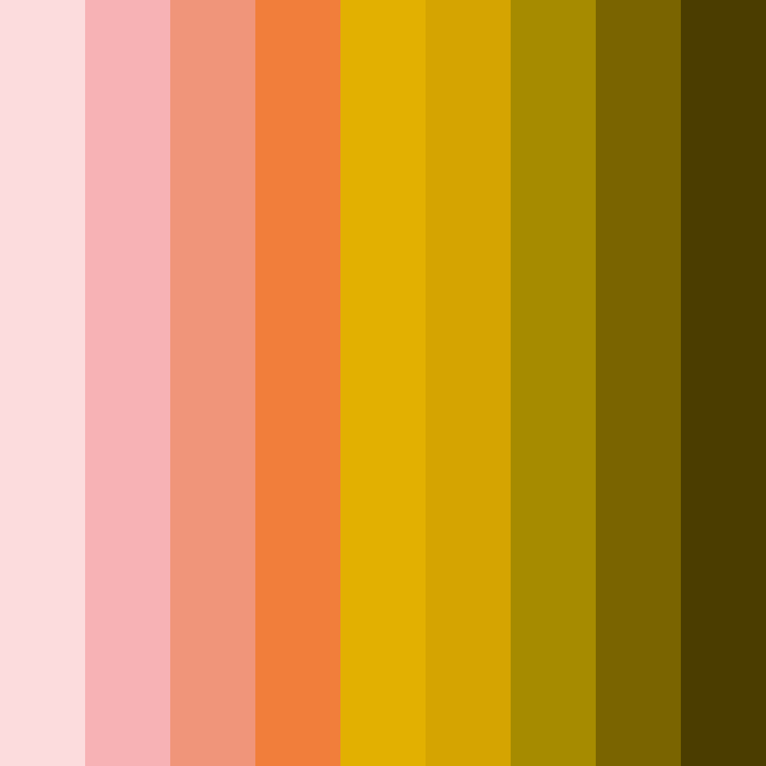 Download warm winter fruits color palette PNG image (square)