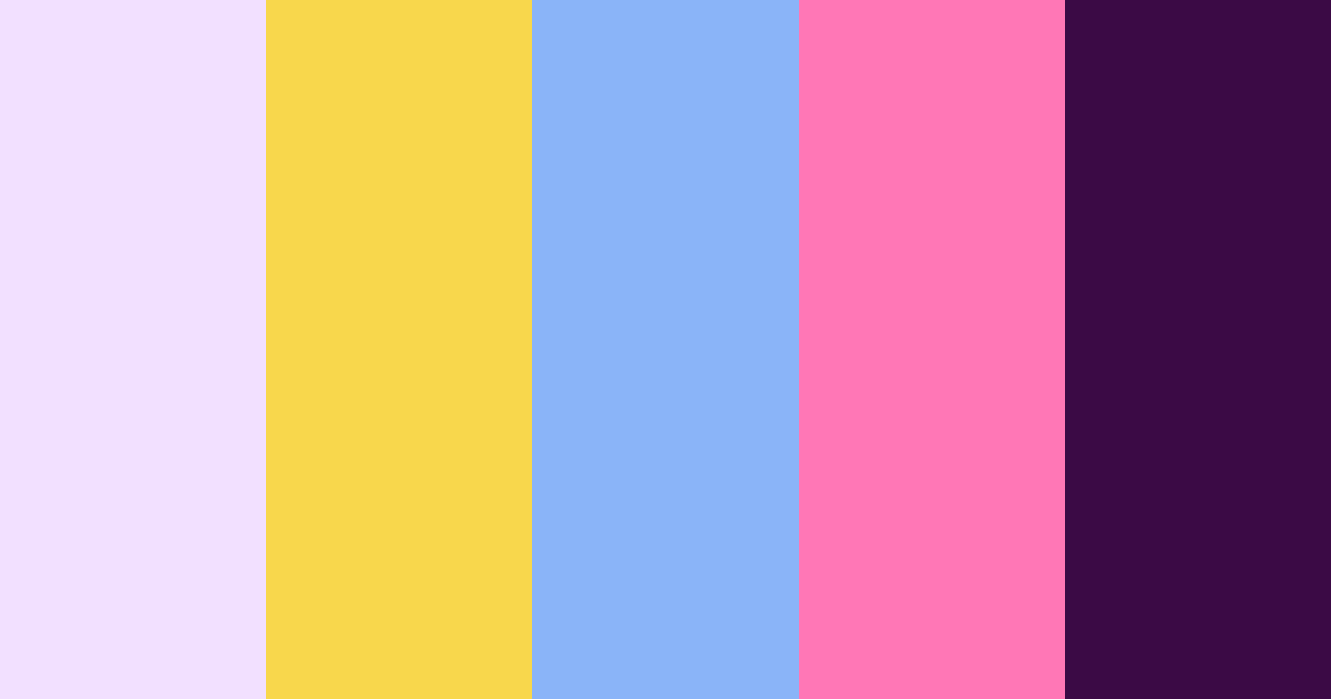 Download vibrant colors color palette PNG image (landscape)